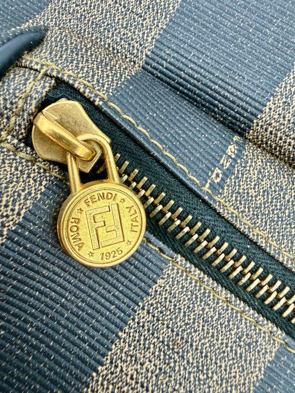FENDI Pre-Loved Pequin Drawstring Backpack - Picture 6 of 6